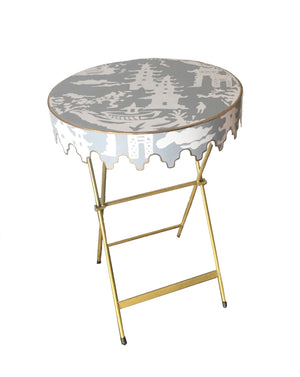 Dana Gibson Glenbrook Table in Grey Beijing