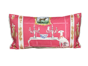 Dana Gibson Pink Dog Pillow