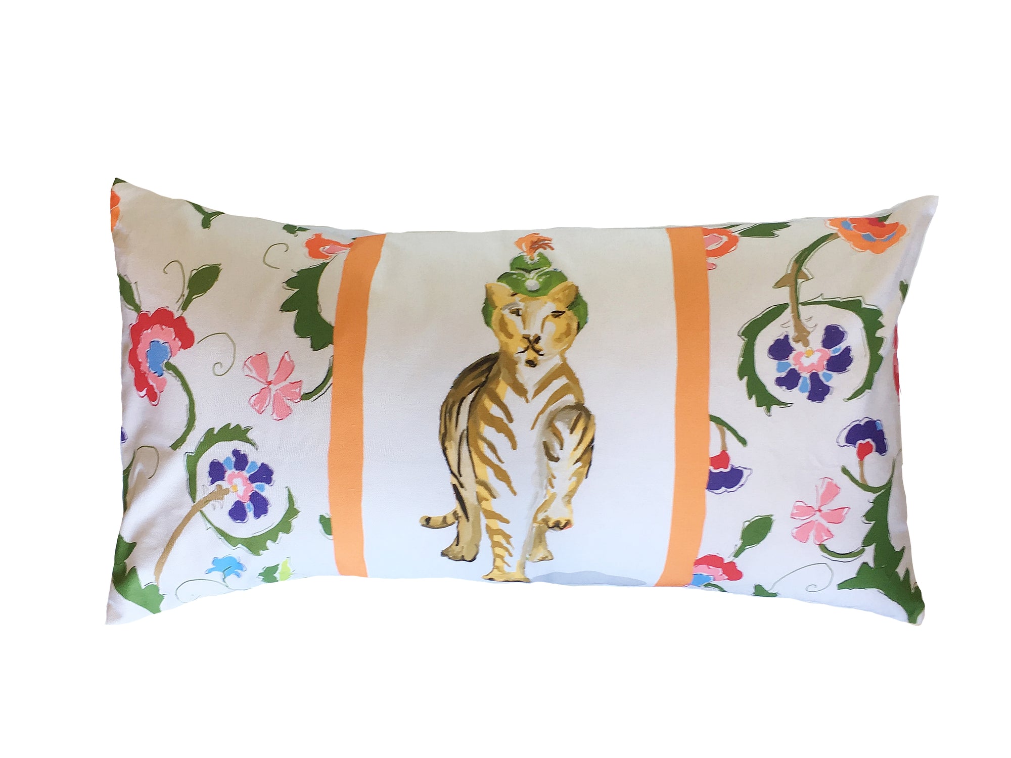 Dana Gibson Tiger Lumbar, 12" by 24"