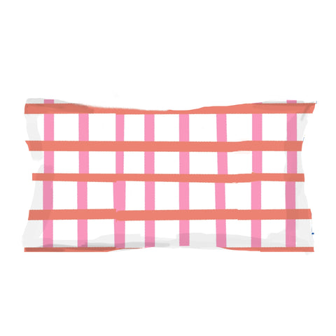 Dana Gibson Window Pane in Pink Lumbar