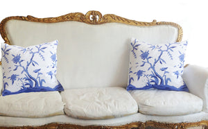 Dana Gibson Cliveden Blue  22" Pillow