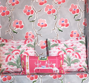 Dana Gibson Pink Dog Pillow