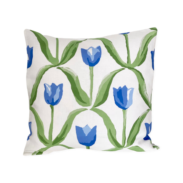 Dana Gibson Tulip on White Pillow