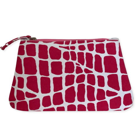 Dana Gibson Pink Croc Travel Bag