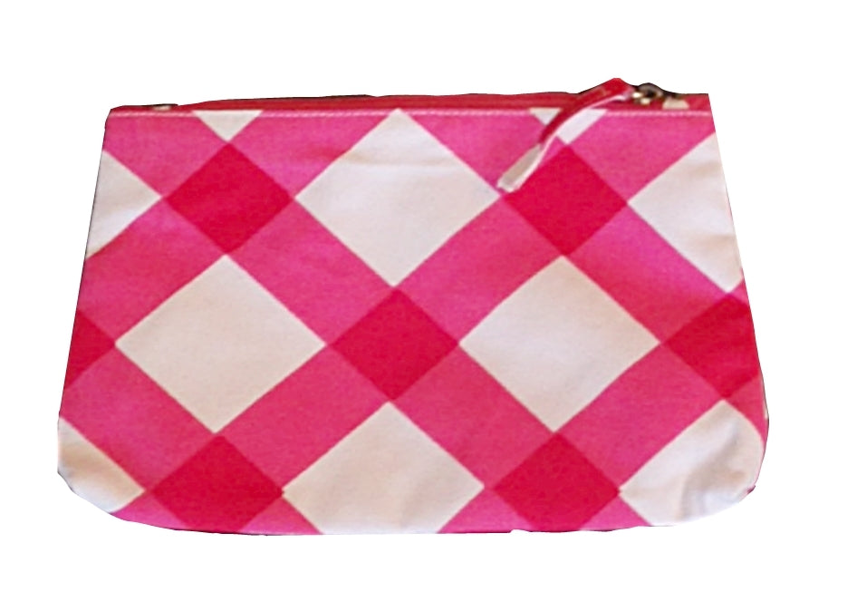 Dana Gibson Gingham in Pink  Travel Bag, Small or Large