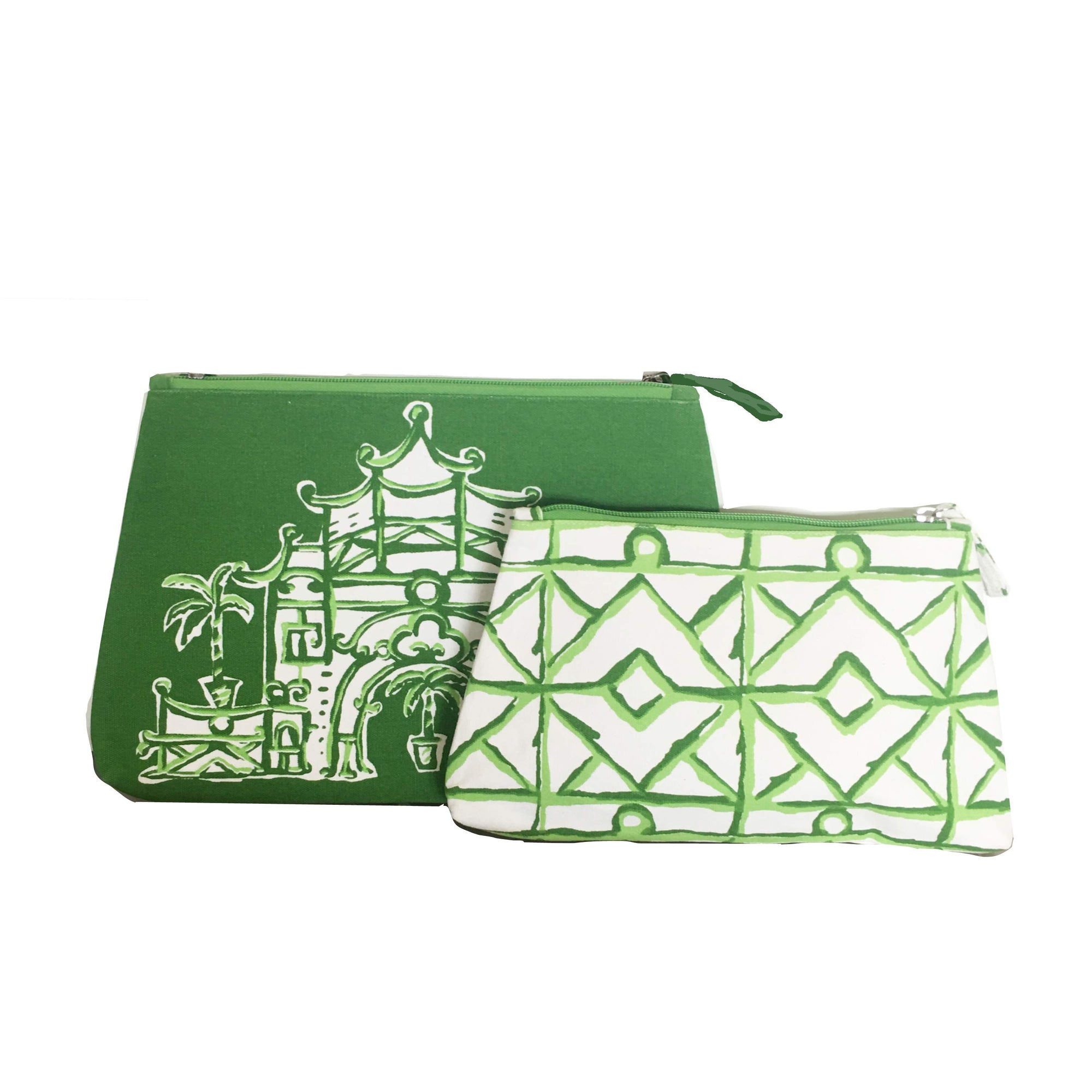 Silk Road Travel Bag in Green and Twiggy in Green