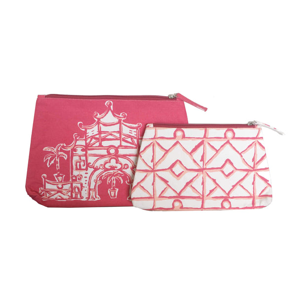 Silk Road Travel Bag in Pink and Twiggy in Pink