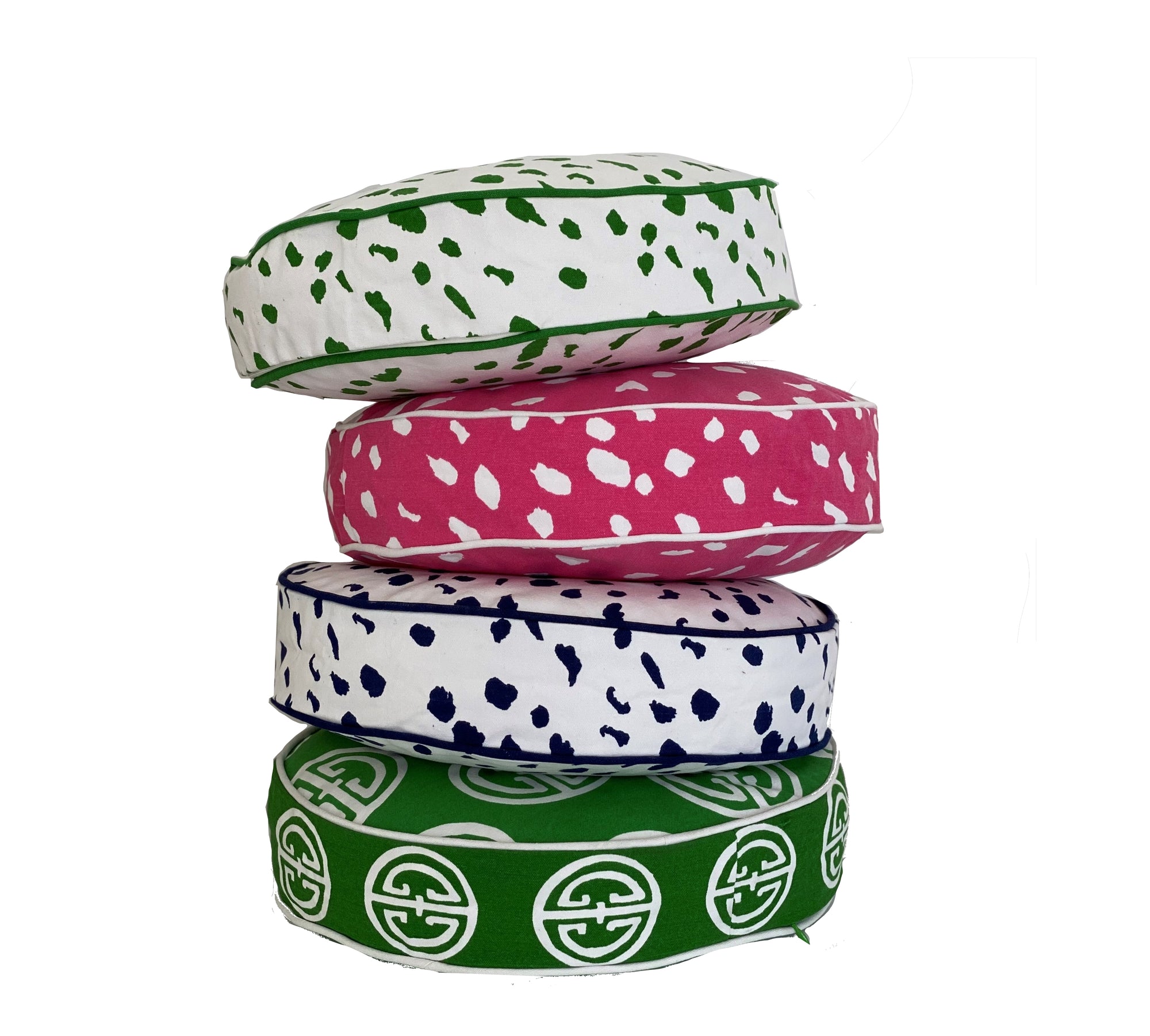 Dana Gibson Pill Box Round in Pink Twig