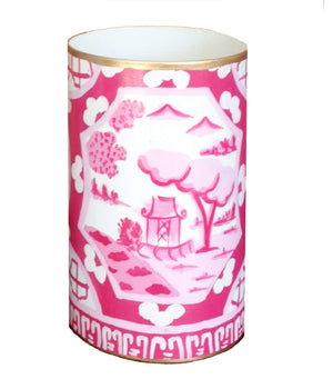 Canton in Pink Pen Cup by Dana Gibson