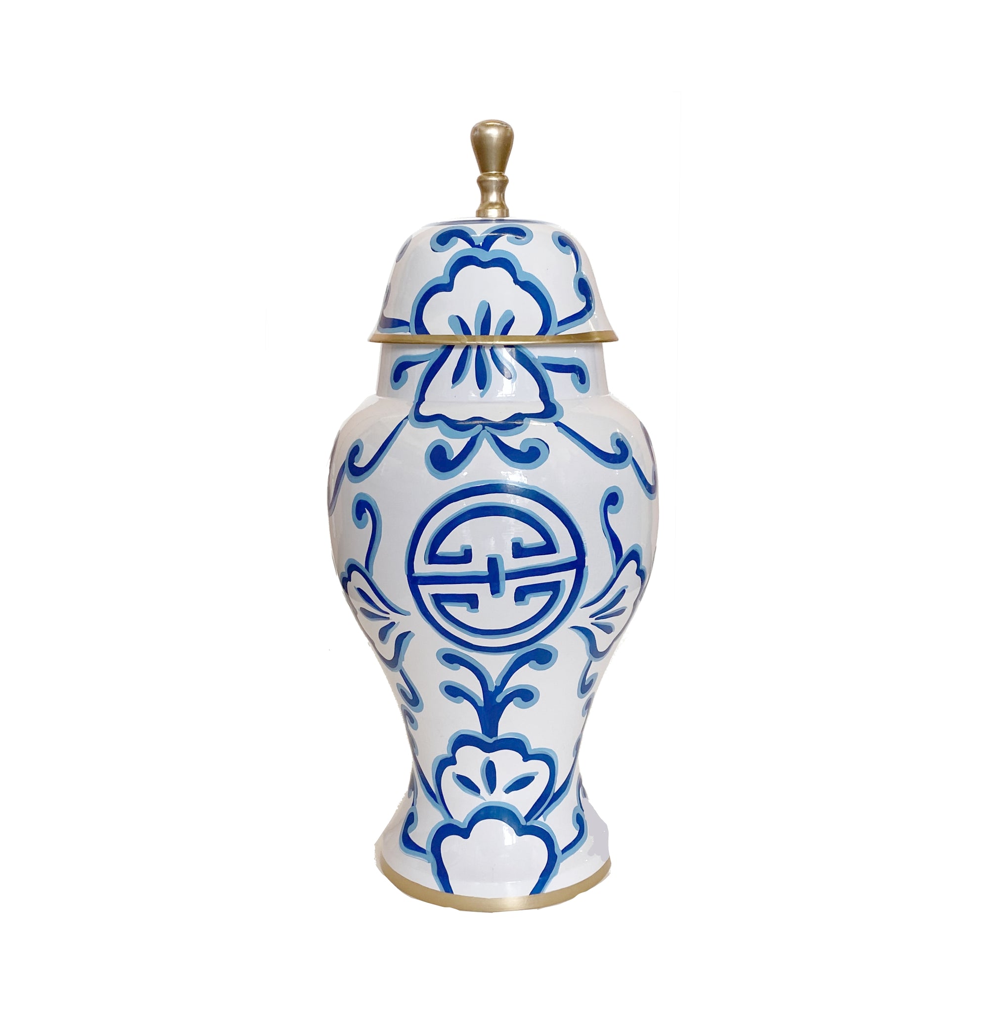 Sultan in Blue Ginger Jar, Small