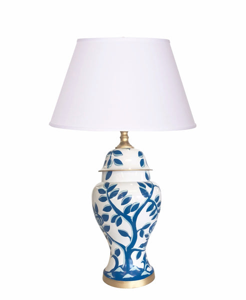 Dana Gibson Cliveden Blue Lamp