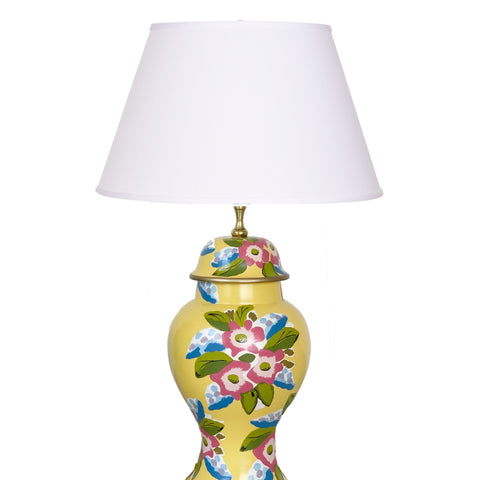 Dana Gibson Elsie in Yellow Lamp