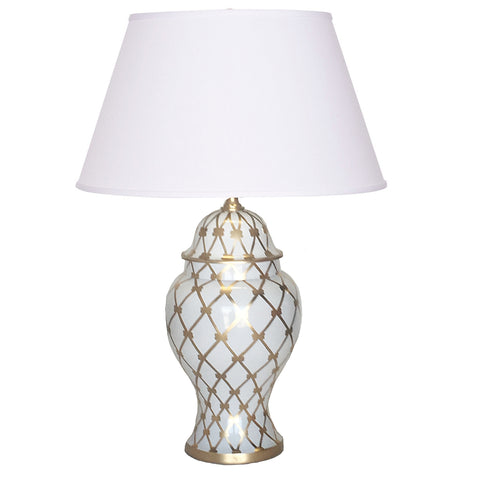 Dana Gibson French Twist in Gold Table Lamp