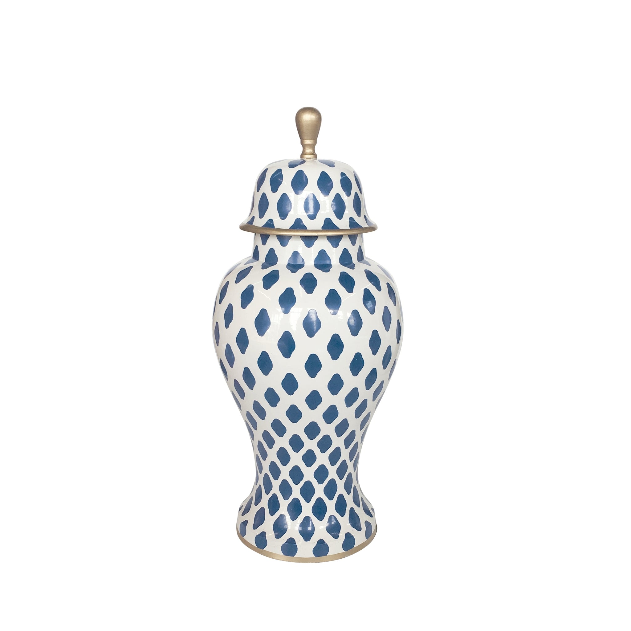 Parsi in Navy Ginger Jar, Medium - Dana Gibson