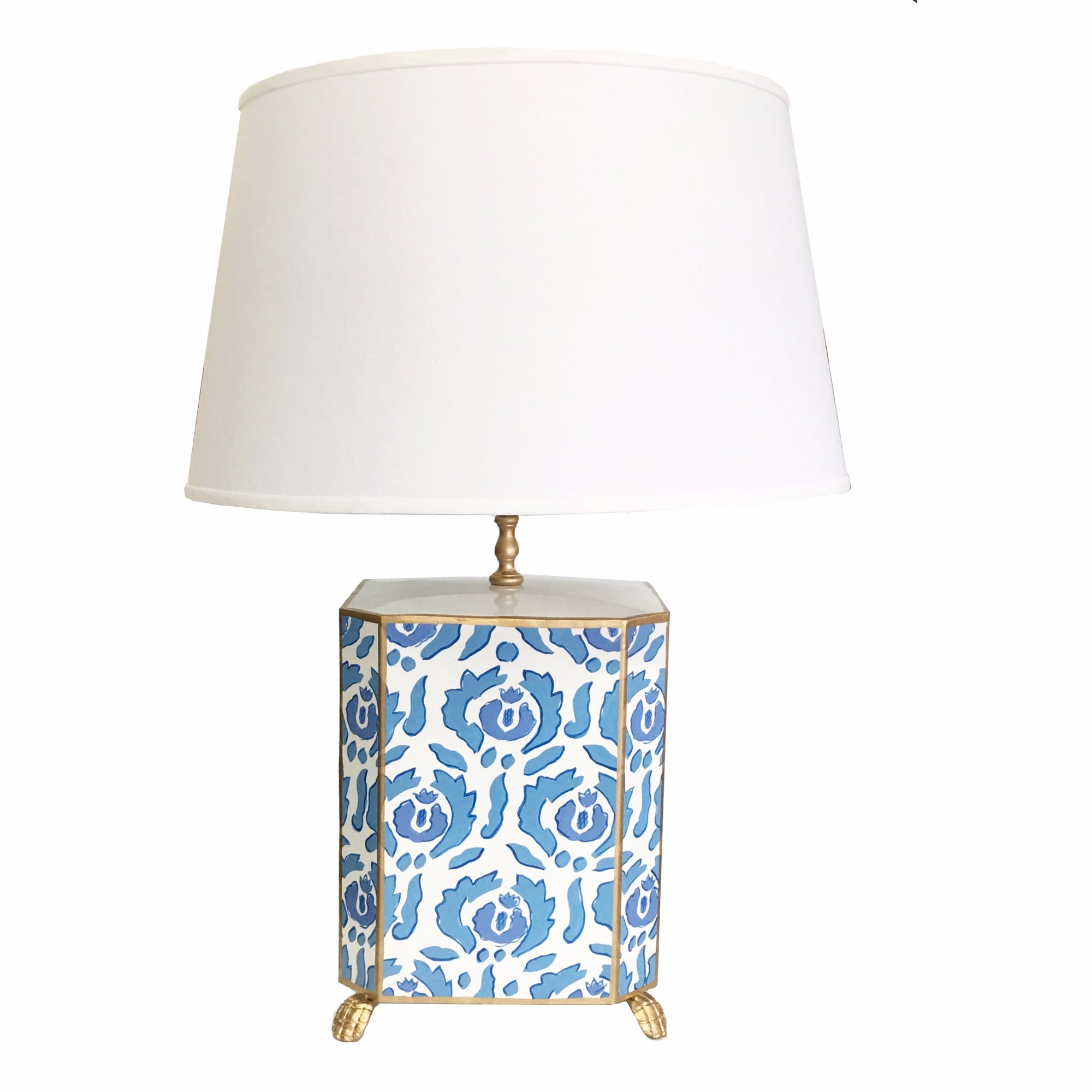 Dana Gibson Beaufont Lamp in Blue, Large