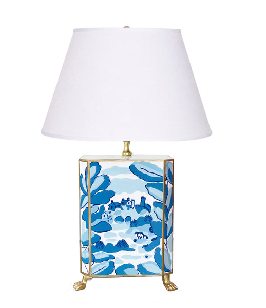Bristow in Blue Footed Lamp by Dana Gibson