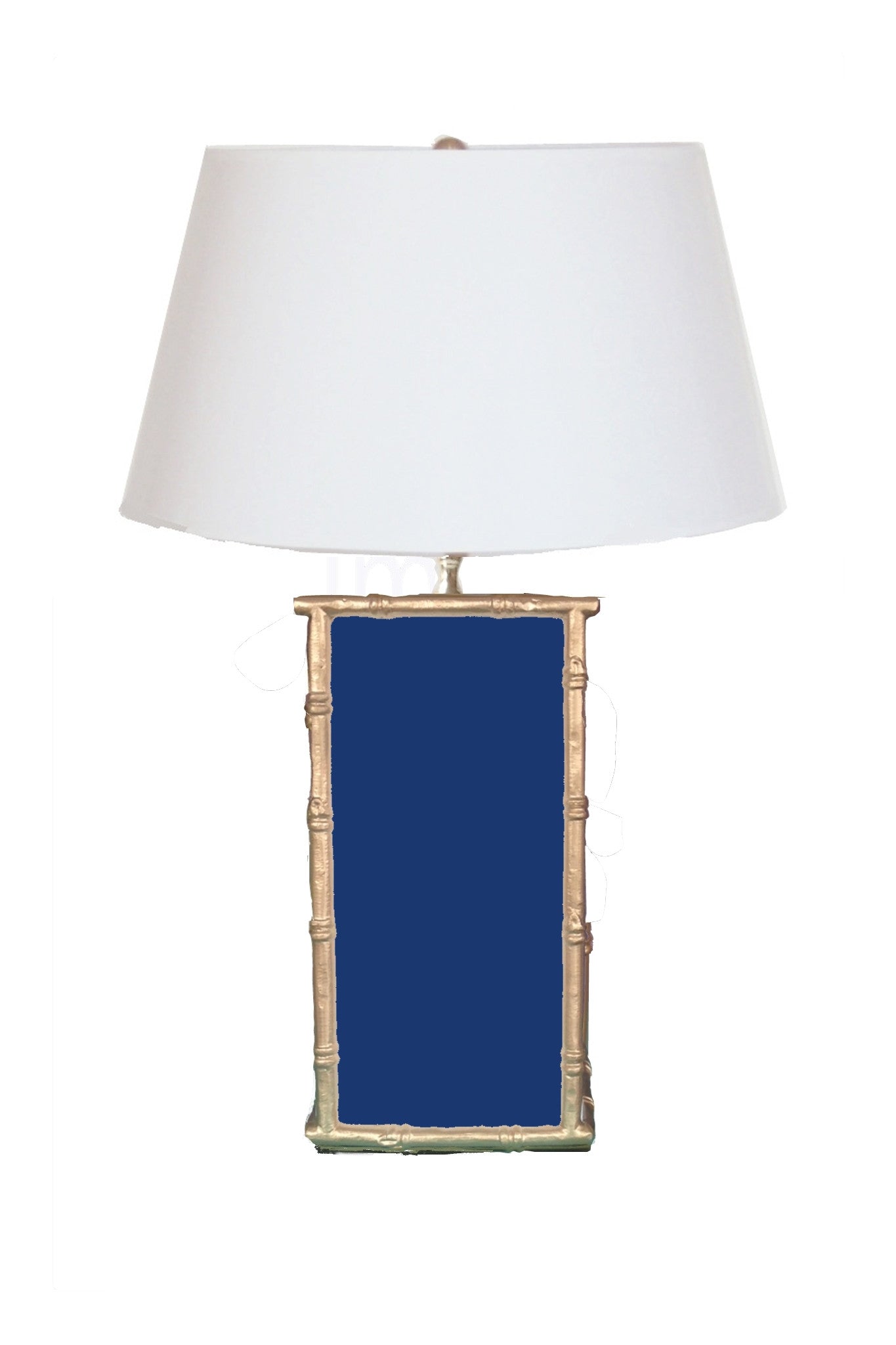 Bamboo in Navy Lamp by Dana Gibson, 2Q