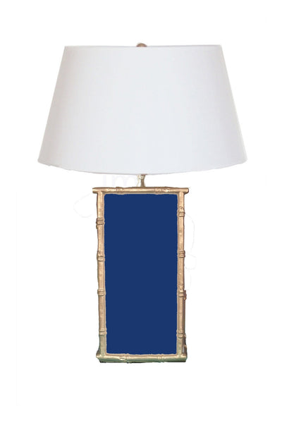 Bamboo in Navy Lamp by Dana Gibson, 2Q