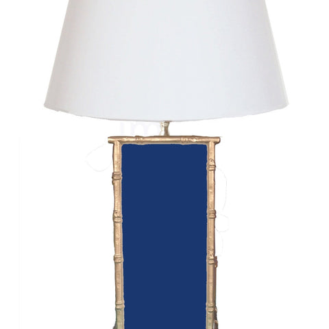 Bamboo in Navy Lamp by Dana Gibson, 2Q