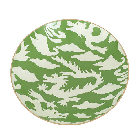 Dana Gibson Green Dragon Bowl, Medium
