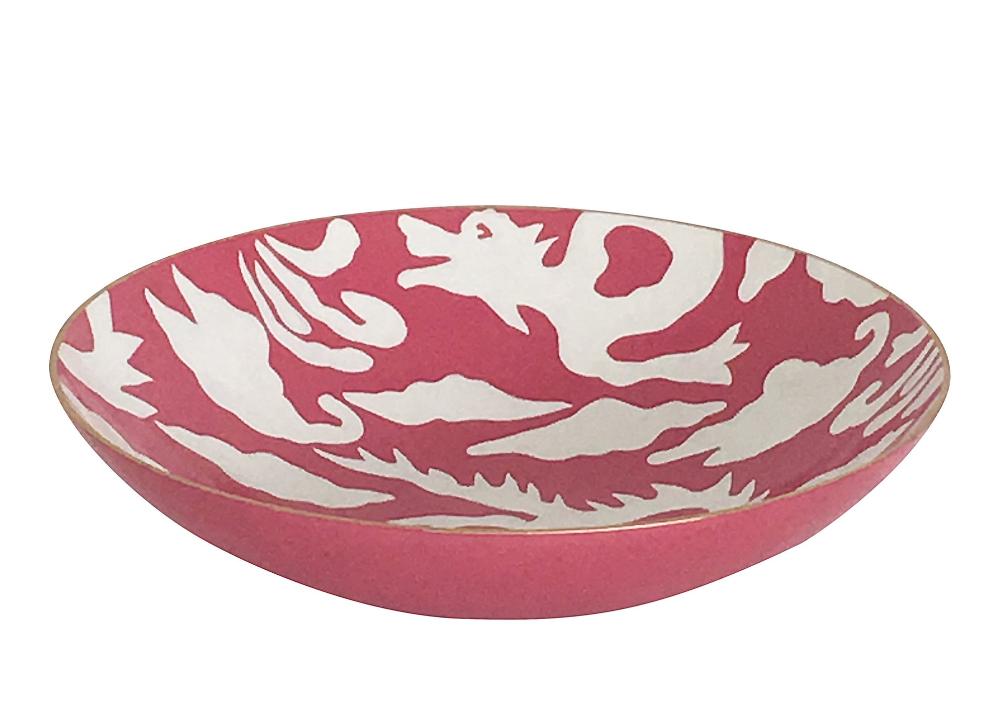Pink Dragon Bowl, Medium