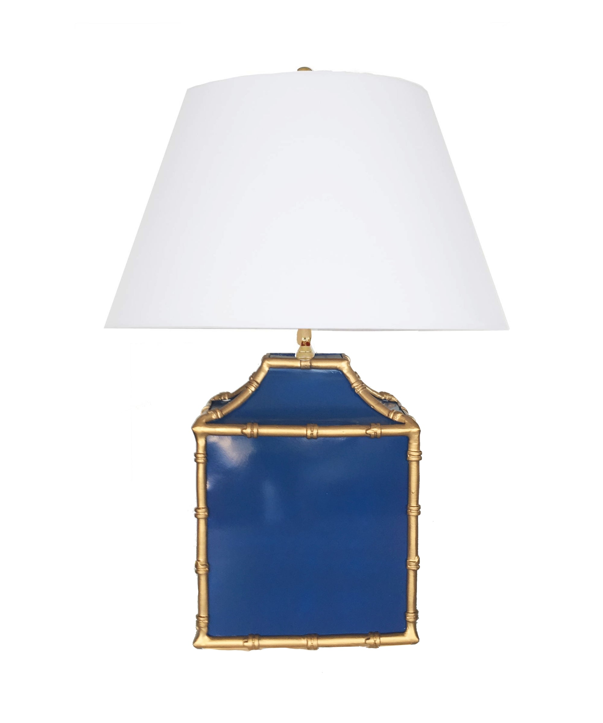 Pagoda in Navy Lamp