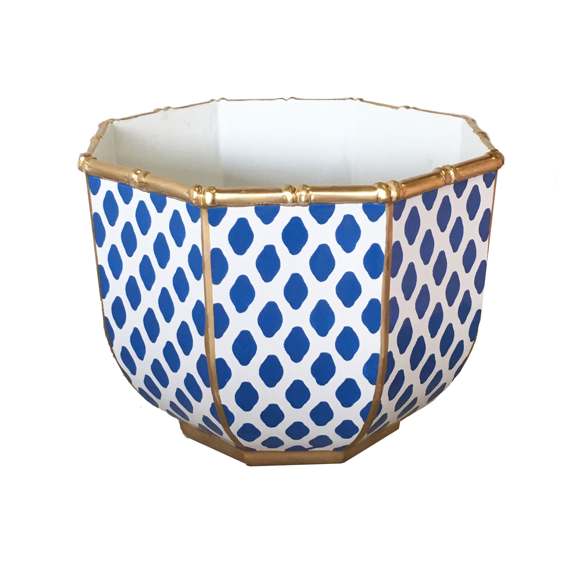 Dana Gibson Bamboo Bowl in Parsi Navy, Small