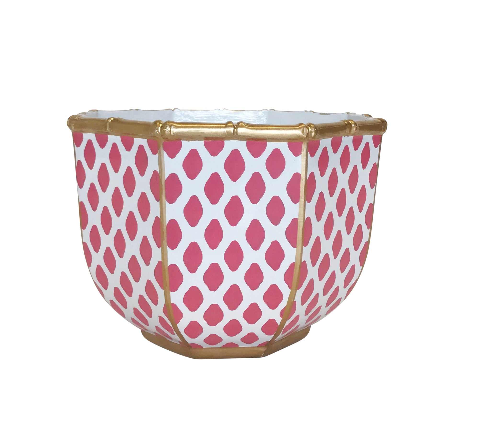Dana Gibson Bamboo Bowl in Parsi Pink, Large