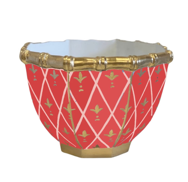 Newport Bamboo Bowl in Pink