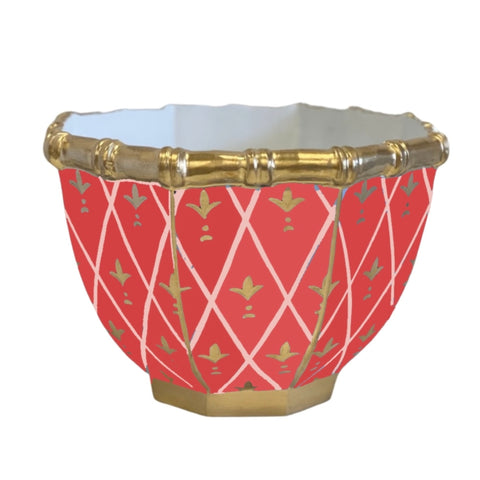 Newport Bamboo Bowl in Pink