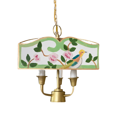 Dana Gibson Perry Pendant in Green Floral