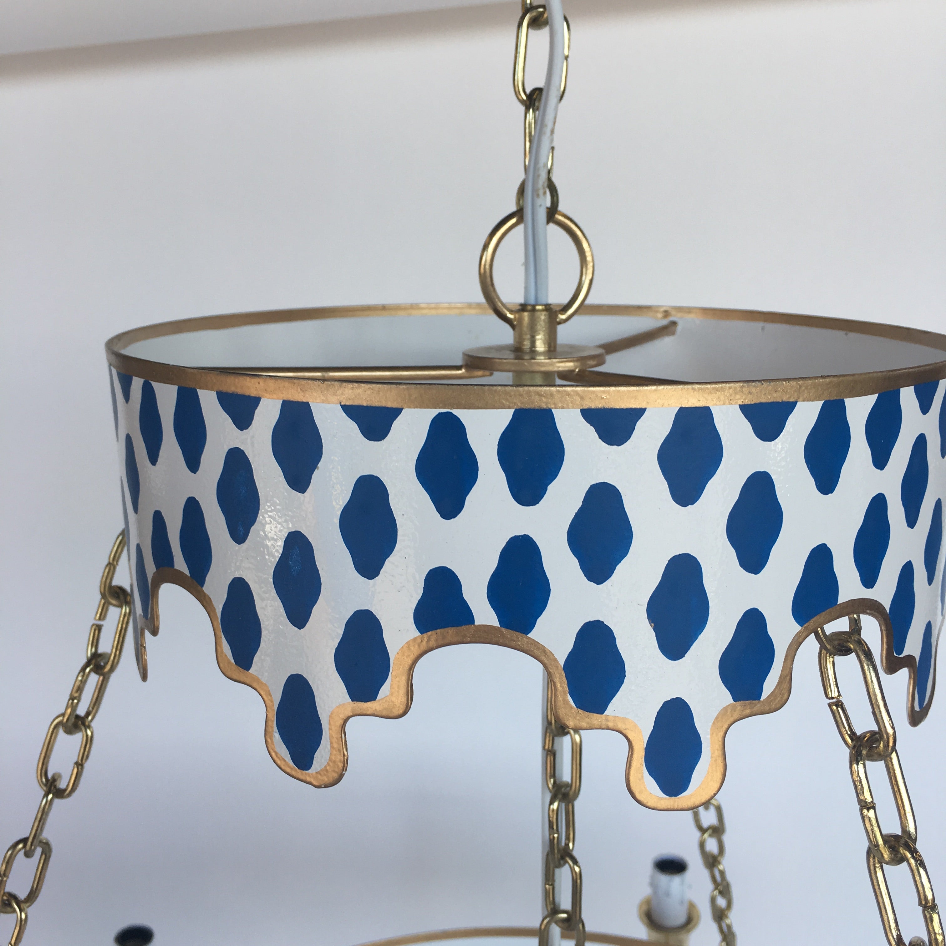 Parsi in Navy Chandelier