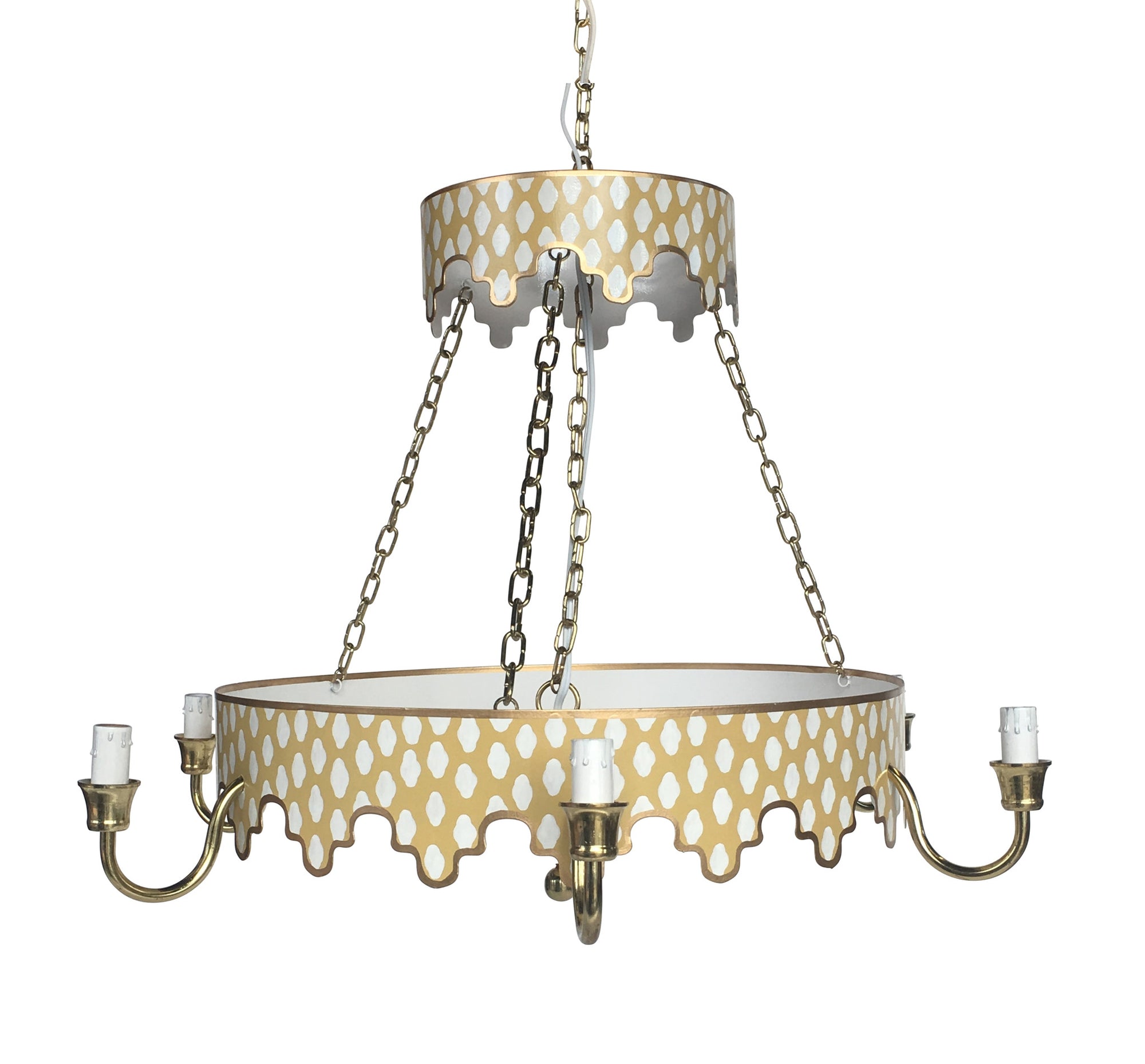 Parsi in Taupe Chandelier