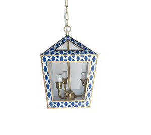 Tucker Lantern in Navy Parsi