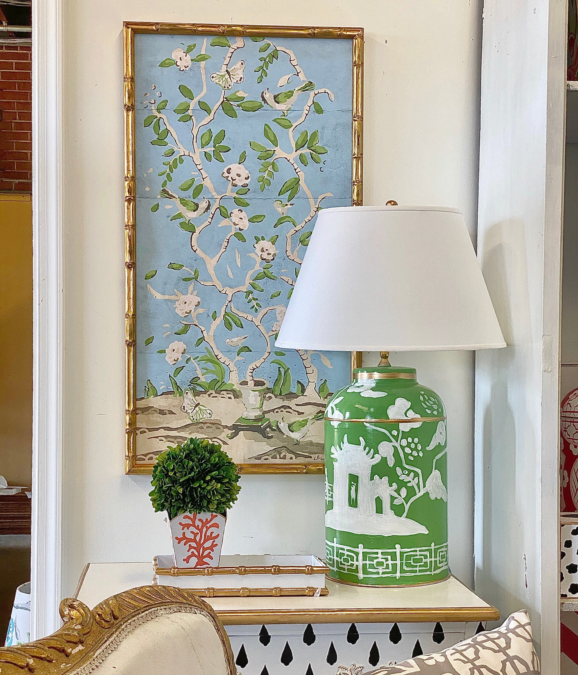 Dana Gibson Ditchley Park in Blue, Unframed