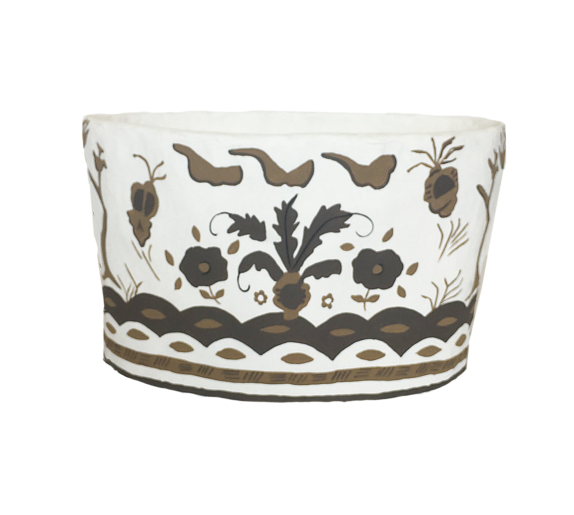 Dana Gibson Sullivan Basket in Brown, Large