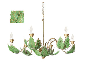 Dana Gibson Margot Chandelier in Green