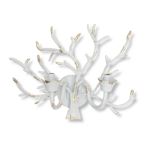 White Coral Sconce