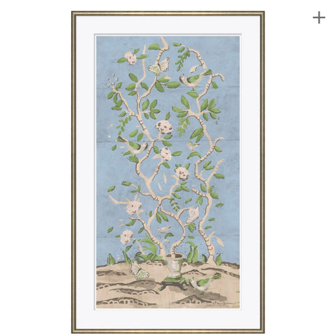 Dana Gibson Ditchley Park in Blue