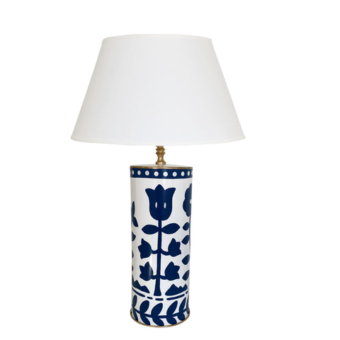 Dana Gibson Bertrams Lamp in Navy