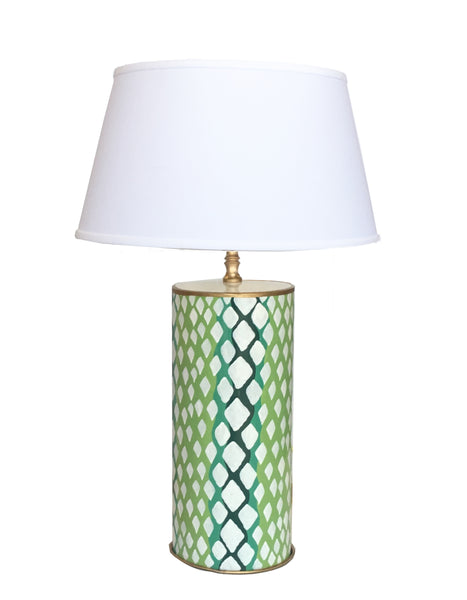 Dana Gibson Green Python Lamp