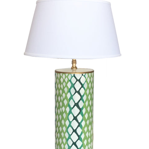 Dana Gibson Green Python Lamp