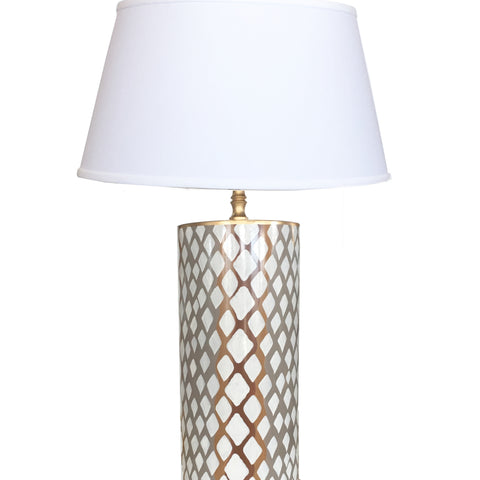 Dana Gibson Natural Python Lamp