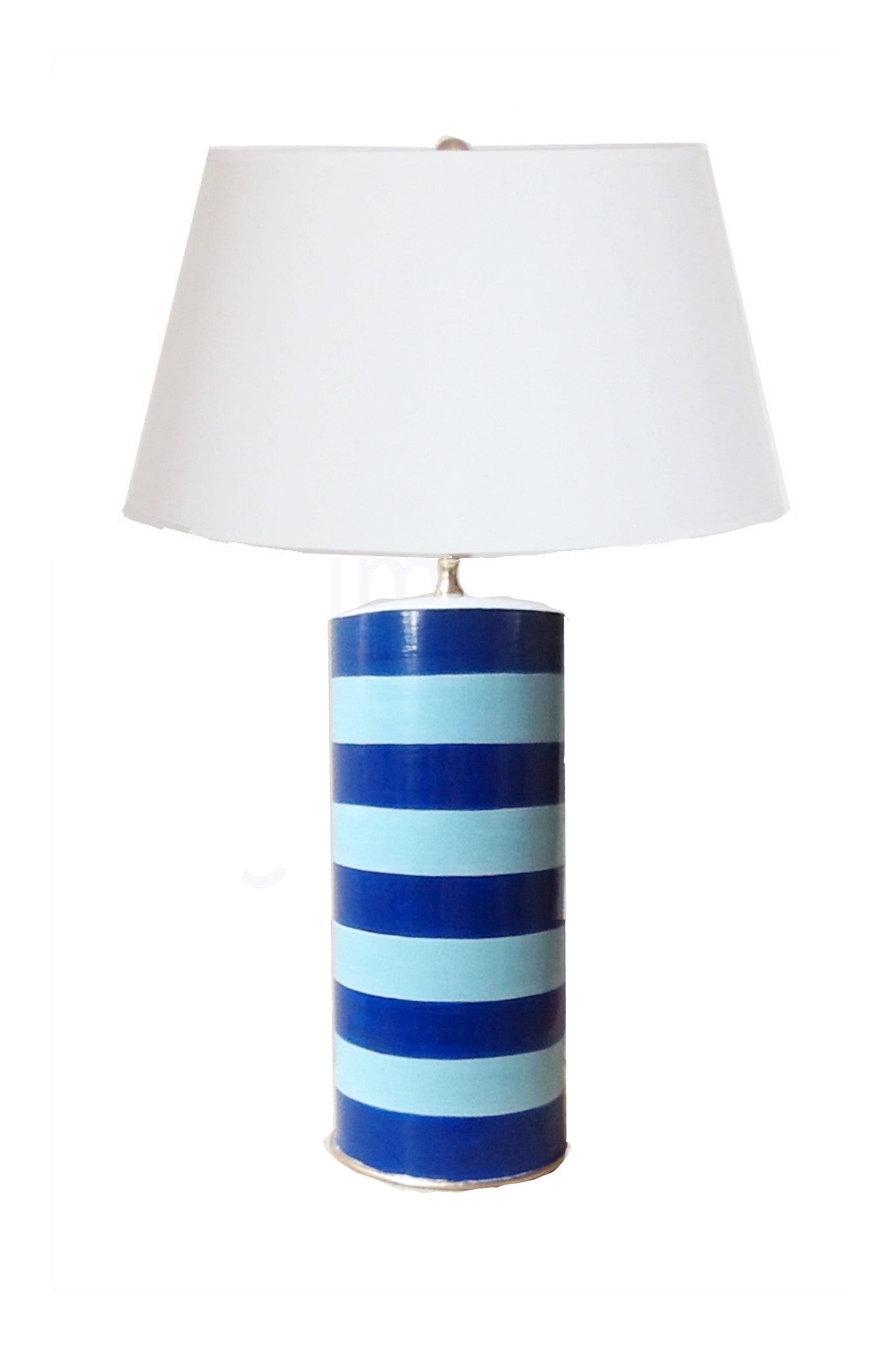 Stacked Lamp in Turquoise Blue