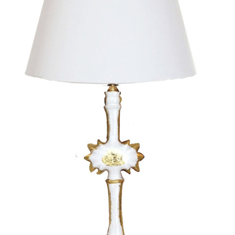 Salutation Lamp in White