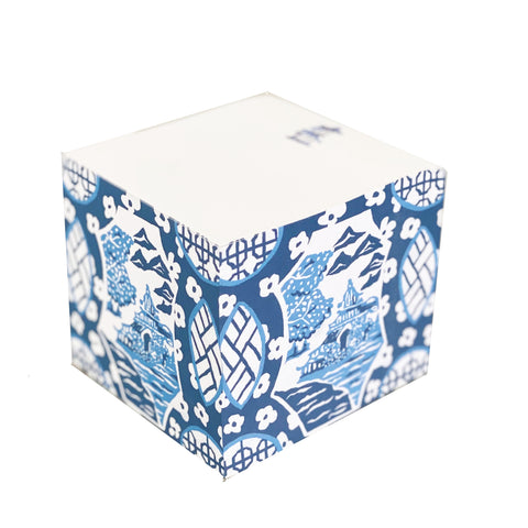 Dana Gibson Canton Blue Sticky Note Cube