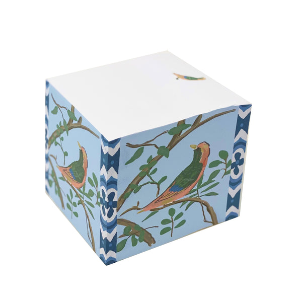 Dana Gibson Jasper in Blue Sticky Note Cube