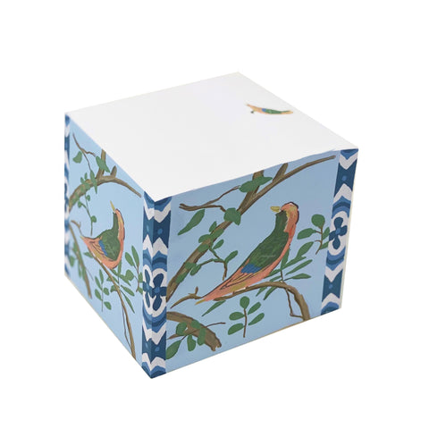 Dana Gibson Jasper in Blue Sticky Note Cube