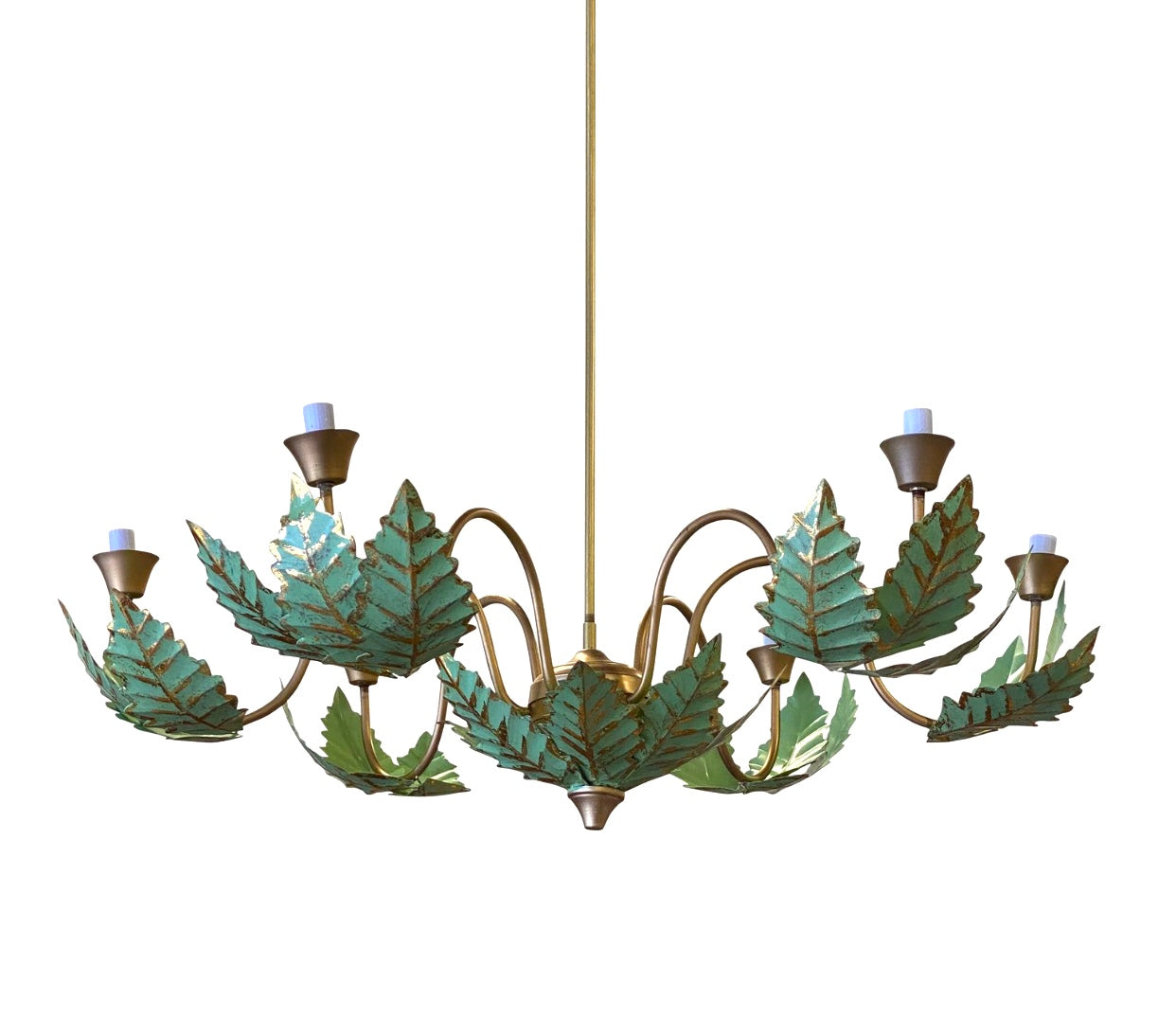 Dana Gibson Margot Chandelier in Green