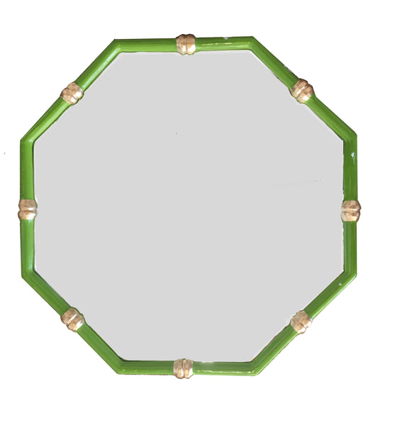 Dana Gibson Bamboo Mirror in Green, Octo 2ndQ